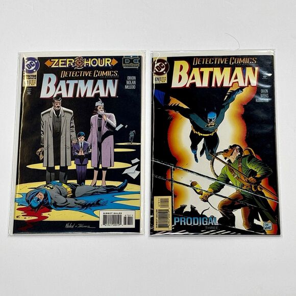 Batman Detective Comics #678, #679 Zero Hour Prodigal Part 3 DC Comics NM - Picture 1 of 1